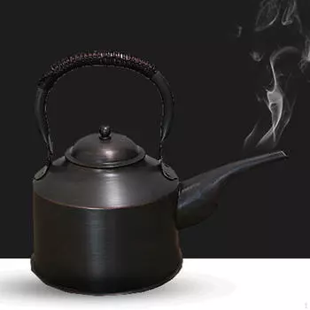 Медный чайник для домашнего использования, большая емкость для кунг-фу, чайная одежда для ресторана 5L