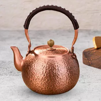 Медный чайник, кофейник, кипятильник, кувшин, чайник, прочная чайная одежда кунг-фу для влюбленных A