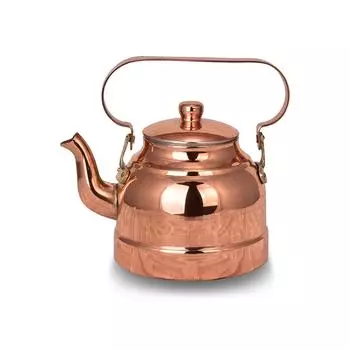 Медный чайник, медный чайник Cayyolu, чайный сервиз из чистой меди ручной работы, медный горшок для отеля, 1300 мл