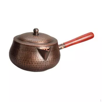 Медный чайный сервиз для приема гостей в помещении и на открытом воздухе Without Lid