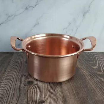 Медный горшок, кастрюля, быстрый нагрев, практичная домашняя многофункциональная кастрюля для приготовления рамэна для лапши