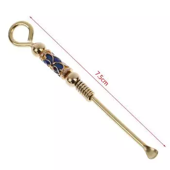 Медный инструмент для прокалывания ушей, подарок для мужчин, брелок для ключей, подвеска для ключей