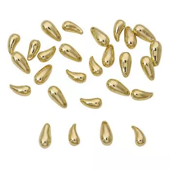 Медный изогнутый кулон с каплей воды для изготовления ювелирных изделий своими руками, аксессуары для рукоделия 5x11mm