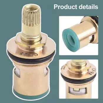 Медный керамический картридж с тарельчатым клапаном, картридж для кухонного крана