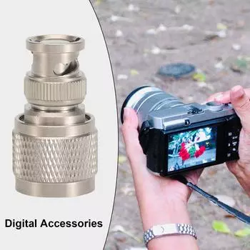 Медный коаксиальный разъем N/BNC JJ для антенн связи «папа-мама»