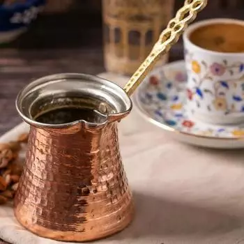 Медный кофейник ручной работы — 5 разных размеров