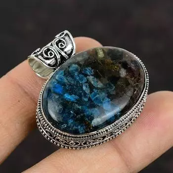 Медный кулон с арбузом и турмалином, стерлинговое серебро 925 пробы, кулон, ювелирные изделия из драгоценных камней, замечательный винтажный кулон, подарок на помолвку, ювелирные изделия ручной работы