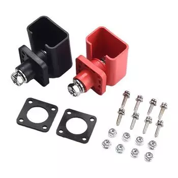 Медный литиевый аккумулятор Клемма Разъем для хранения энергии красный