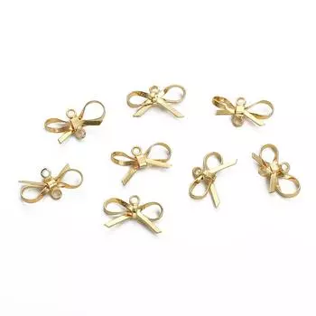 Медный подвесной галстук-бабочка для изготовления ювелирных изделий своими руками, аксессуары для рукоделия 16x9mm