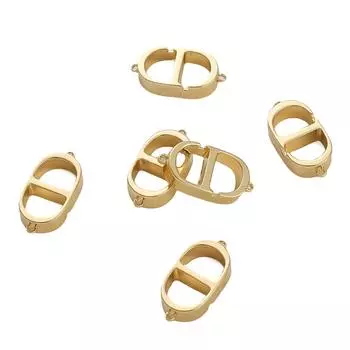 Медный подвесной кулон с надписью CD два для изготовления ювелирных изделий своими руками, аксессуары для рукоделия 20x10mm