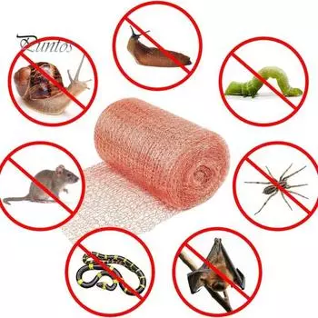 Медный сетчатый экран, устойчивый к ржавчине, чистая медная проволока, простая форма, плотный фильтр для заземления, работа своими руками, садоводство, защита от насекомых, насадка для чистки забора 3M