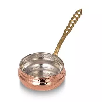 Медный соусник Алебат Французская кухня, Медная посуда, Соус из меди и латуни, Соусник ручной работы