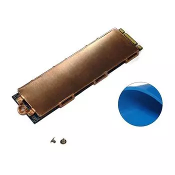 Медный SSD-кулер AU, односторонний/двухсторонний SSD-кулер M.2, радиатор, аксессуар для ноутбука One side