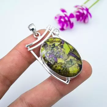 Медный стихтит, подвеска с белым топазом, ювелирные изделия из цельного серебра 925 пробы с драгоценными камнями, подвеска ручной работы, на День благодарения