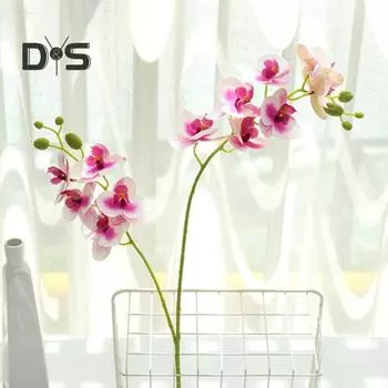 Medoc искусственная орхидея 3D-принт настольные украшения пластиковая прикроватная тумбочка для гостиной моделирование растения для офиса 1