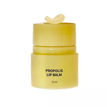 Медовый бальзам для губ с прополисом Tin Ted Lip Balm Увлажняющий ночной бальзам для губ Длительный уход за кожей губ Разглаживание губ Разглаживание линий губ One Size жёлтый