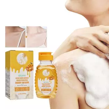 Медовый гель для тела для глубокого очищения, отшелушивания, увлажнения и отбеливания кожи с подтягивающим эффектом
