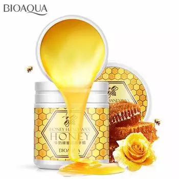 Медовый воск для рук, молочный крем, парафин, отбеливание, питание, увлажнение, удаление омертвевшей кожи, уход за руками.