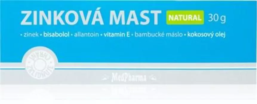 Medpharma Zinc Ointment Натуральный успокаивающий бальзам для лица TU прозрачный