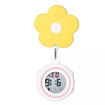 медсестра часы милые цветы клип тип Расширение и сжатие: кремниевые часы медсестры цифровые перевернутые водонепроницаемые карманные часы карманные часы кварцевые