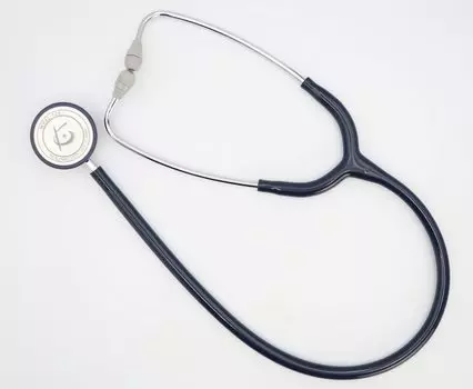 Медсестринский Фонет 126 III Двойной Темно-синий Нет. Стетоскоп,