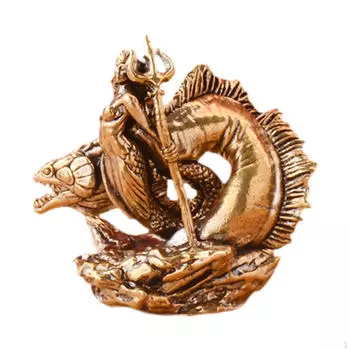 Medusa Greek Statue Miniature Figurine Desktop Decorations Crafts Retro