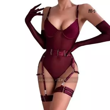 Medusa сексуальное нижнее белье униформа комплект колготки больших размеров M [80-55kg]