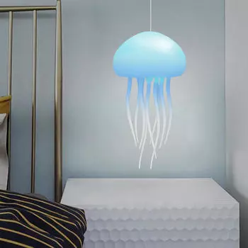 Медуза Декоративный Светильник Светодиодный Ночной Светильник USB RGB Градиент для Фестивальных Мероприятий without Base
