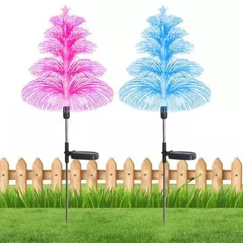 Медузы солнечные светильники для улицы 5 слоев 7 цветов меняющие медузы солнечные светильники цветы медузы для рождественского бассейна CHINA