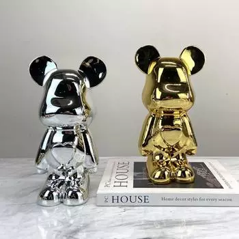 Медведь Маленькие украшения Гостиная Интернет Знаменитость Мультфильм Детская комната Скульптура Парикмахерская Торговый центр Гостиная Магазин Бар Украшения