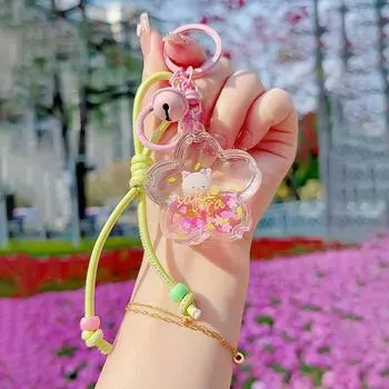 Медведь Сакура Кролик Кот Плюшевый Брелок Аксессуар для Сумки Животное Детский Подарок Cherry Blossom