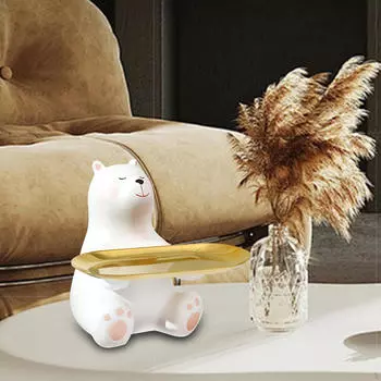 Медведь Украшение Поднос Конфеты Сервировочная Тарелка В Форме Хранения Ремесло Орнамент Style C