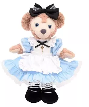 Медвежонок Тедди Почтовый Заказ Алисы Шелли Мэй Одежда Нарядный Костюм Алиса в Стране Чудес Небесно-Голубой Без Тела для Размера S светло-синий