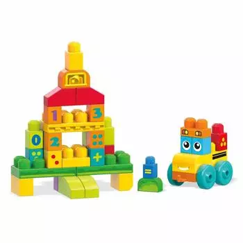 Mega Blocks Mega Blocks 123 Автобус возрастом 123 года и FBM80 (МЕГА БЛОКИ) [1 вверх] [45 штук]