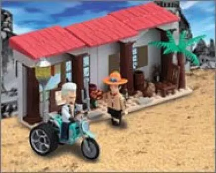 Mega Bloks BASIC STANDARD 1300 Из телевизионной анимации ONE PIECE Ace Smoker Set &