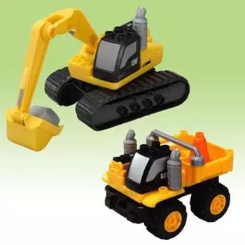 Mega Bloks Экскаватор Машина Мини Грузовик Набор &