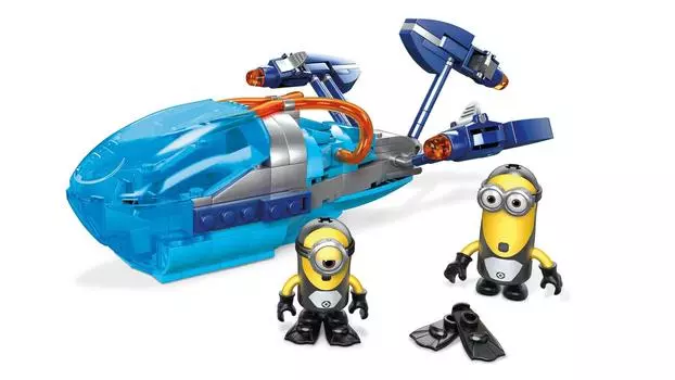 Mega Bloks Mega Construx Minions Подводная лодка Погружение 192 детали FND06