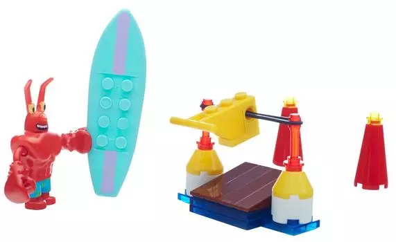 Mega Bloks SpongeBob SquarePants Wacky Surfing Building Kit -