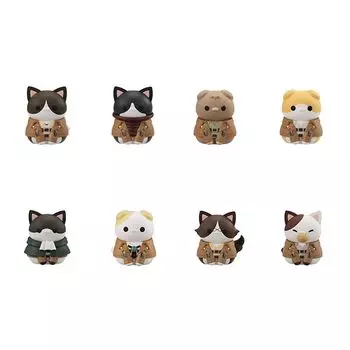 MEGA CAT PROJECT Attack on Titan Attack on Titan The Survey Corps Approximately 30mm PVC painted finished figure gathers! (BOX) [Resale]