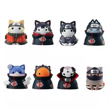 MEGA CAT PROJECT NARUTO Shippuden противостояние с Битвой за Конохагакуре нет Коробка из 8 предметов Няруто! Полномасштабные «Акацуки»! Сато!