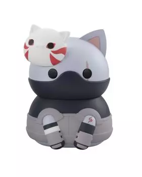 MEGA CAT PROJECT NARUTO Shippuden Meow and Big Series 2 Kakashi Hatake Anbu 100mm PVC Painted Complete Figure Nyaruto! Approx.