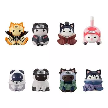 MEGA CAT PROJECT NARUTO Shippuden War 4th Shinobi World War Edition 8 предметов КОРОБКА Nyaruto! начинается!