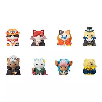MEGA CAT PROJECT One Piece Nyampis станет пиратской фигуркой Нянь из ПВХ толщиной 30 мм, окрашенной в готовый цвет! Я король! [Перепродажа] (BOX) Прибл.
