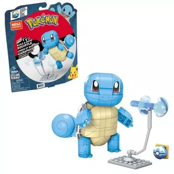 MEGA CONSTRUX Pokemon Big Series Squirtle of 7 и GYH00 [Набор блоков] [Количество деталей 199] [Возраст увеличивается] синий