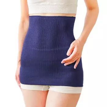 Мега-хиты проданы Шелковый пояс для живота Традиционная вязка Темно-синий Сделано в Японии Сшито в Нара и Увлажнение Сохранение тепла Беременность Чувствительность к тёмно-синий