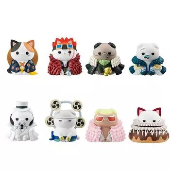 МЕГА КОШАЧИЙ ПРОЕКТ One Piece Nyan Piece Nyan! Издание «Луффи и его враги», коробка из 8 штук