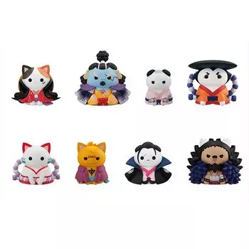 МЕГА КОШАЧИЙ ПРОЕКТ One Piece Nyan Piece Nyan! Луффи и Страна Вано Арк [Перепродажа] (BOX) приблизительно. Готовая фигурка толщиной 30 мм, окрашенная в ПВХ