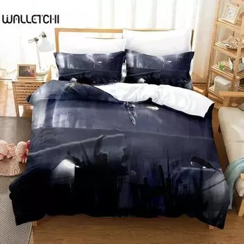 Mega Man X DiVE Bedding Set Single Twin Full Queen King Size Bed Set Adult Kid Bedroom Duvet cover Sets 3D Anime Bed Sheet Set 70x133cm 2pcs