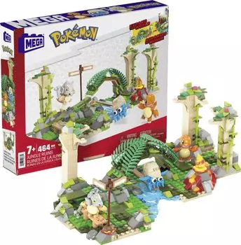 MEGA Pokemon Adventure World Hakken Древние руины в джунглях ~Набор Чармандера, Каракаллы и Омнайта~ [Количество частей блока: 464 шт.] [7