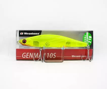 Megabass Genma 110S 21 грамм Тонущая приманка GP Yellow Venus (5412)